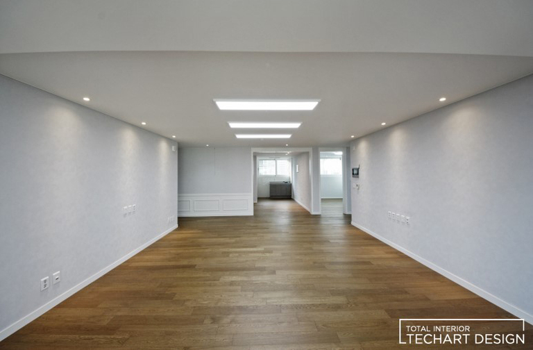 편안함이 느껴지는 트리지움 40평형 아파트 인테리어